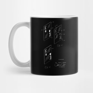 Playing Card Vintage Patent Drawing Mug